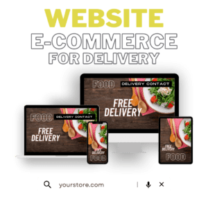 Website <br> E-commerce for Delivery